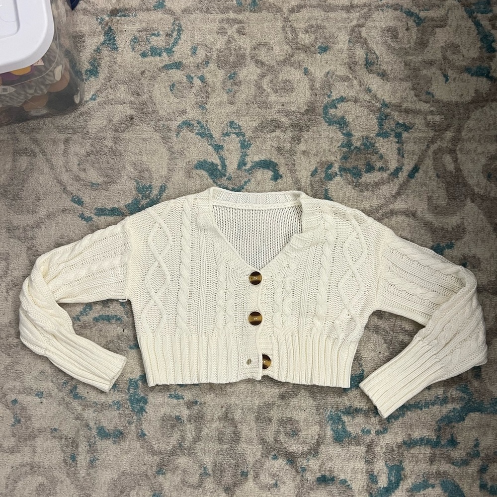 Shein Cropped Cardigan